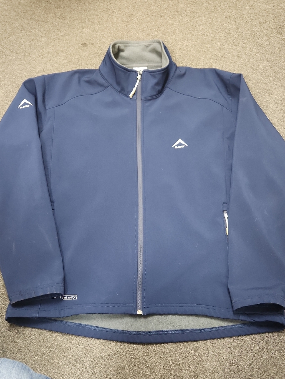 K-Way Men's Navy Performance Softshell Jacket